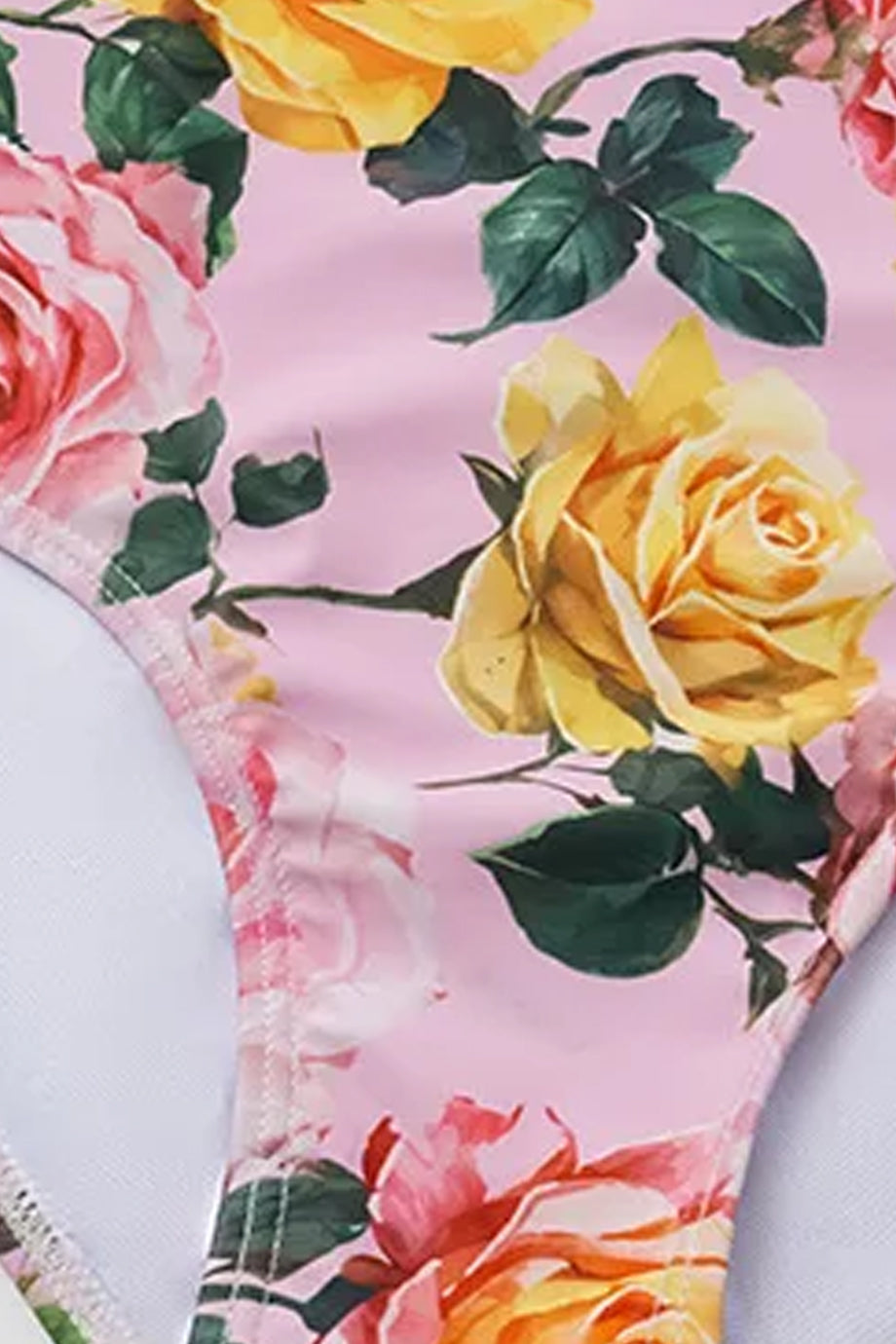 Rosielle Ροζ Φλοράλ Ολόσωμο Μαγιό | Μαγιό - Ολόσωμα - Swimwear One Piece | Rosielle Pink Floral Swimsuit