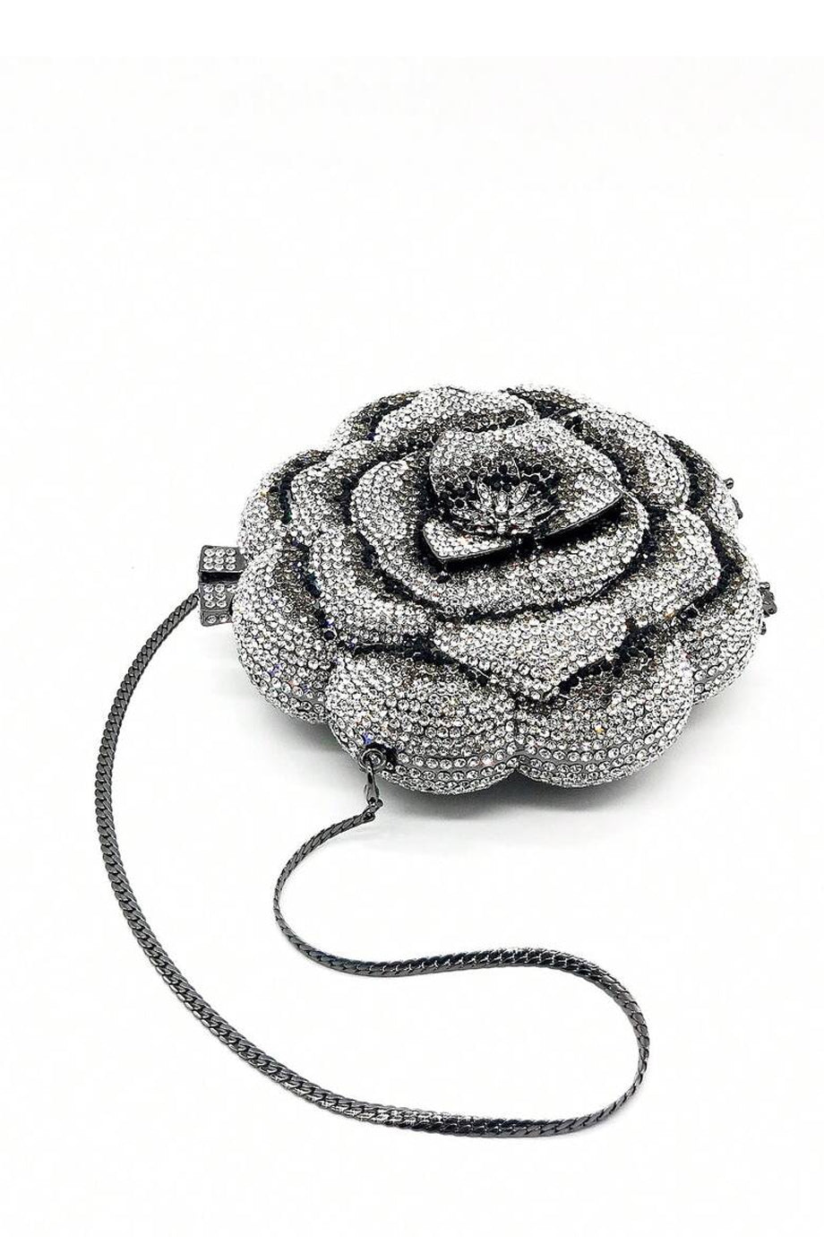 Rosavelle Crystal Flower Clutch