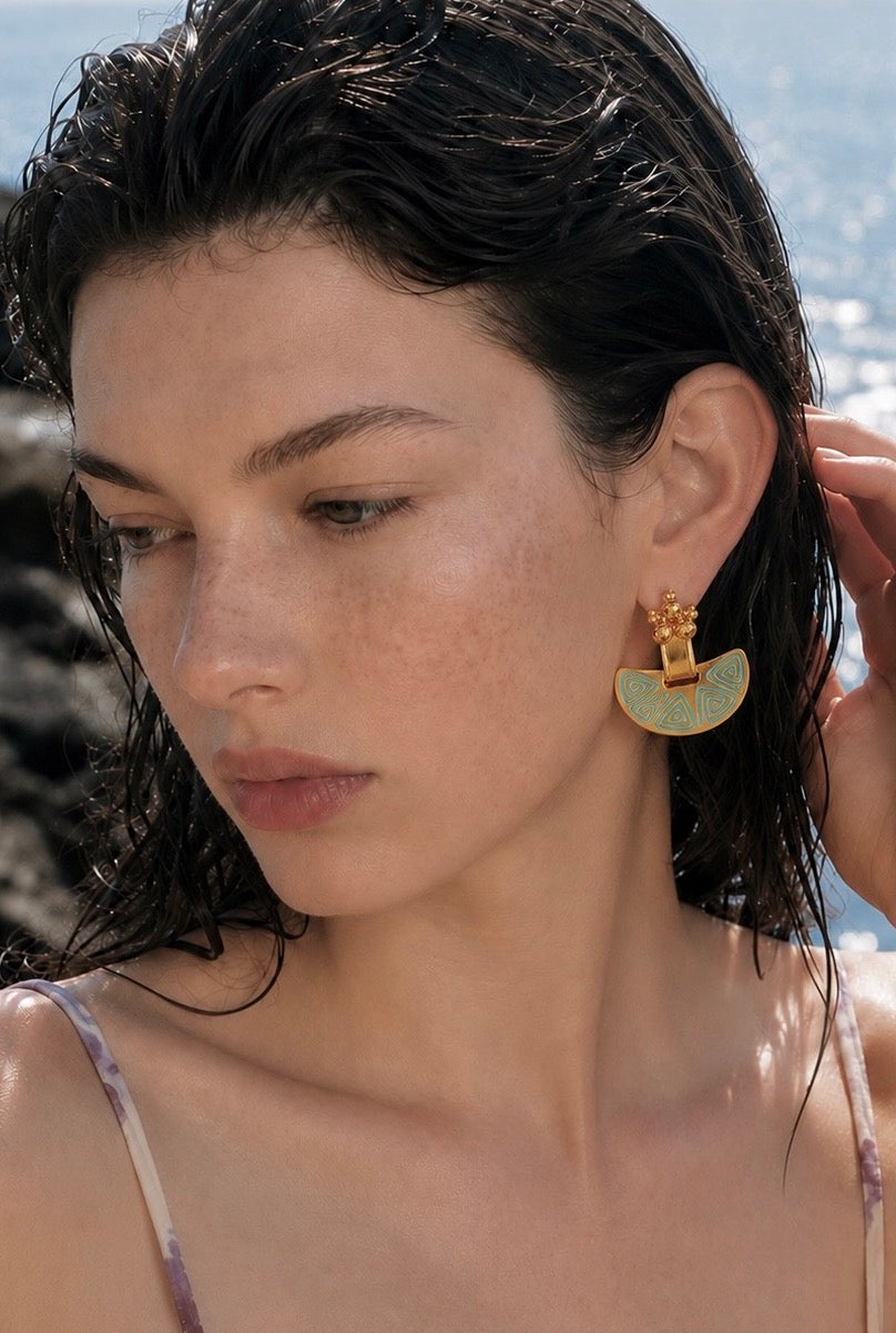 Aegira Χρυσά Σκουλαρίκια | Σκουλαρίκια - Earrings | Aegira Gold Earrings