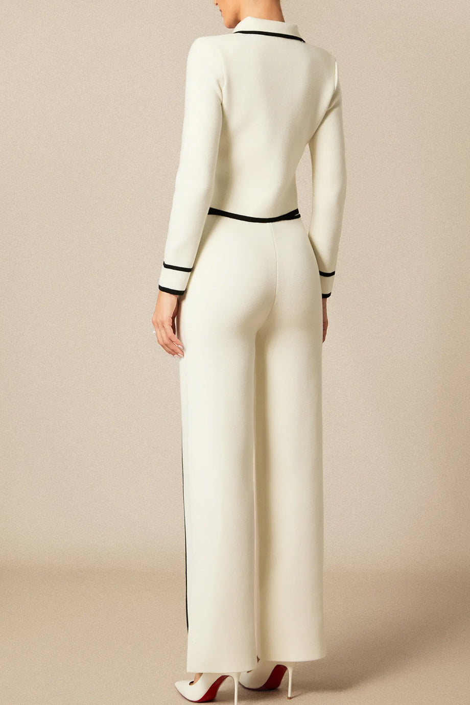 Vionne Knit Set with Top and Pants