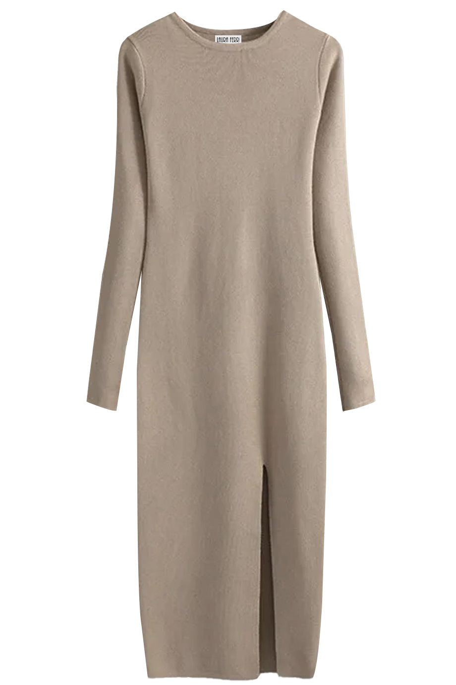 Marisse Πλεκτό Midi Φόρεμα με Σκίσιμο | Φορέματα - Πλεκτά Knitwear Dresses | Marisse Knitted Midi Dress with Slit