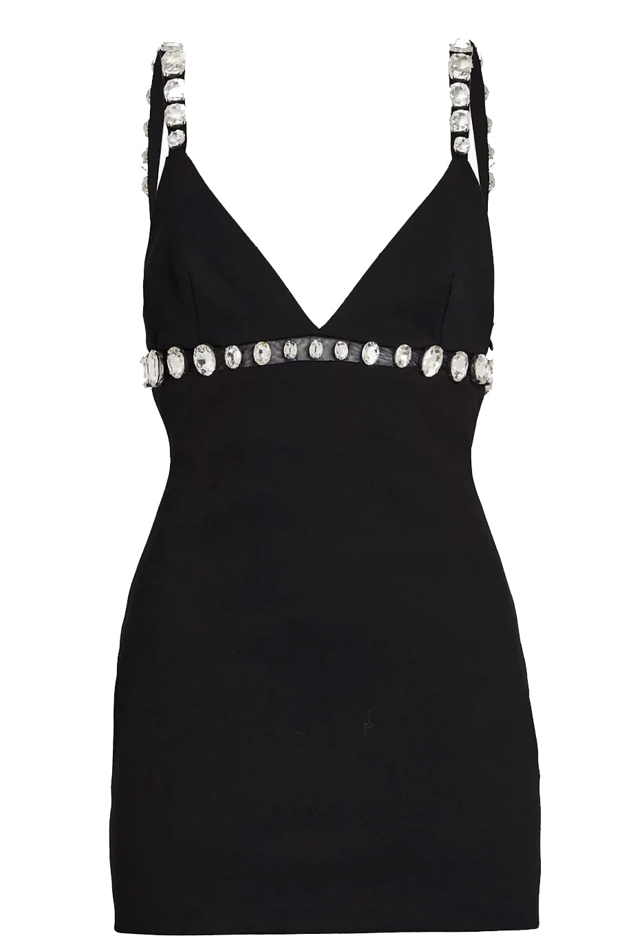 Averine Εφαρμοστό Μίνι Φόρεμα με Κρύσταλλα | Φορέματα - Dresses | Averine Mini Dress with Crystal Straps | Averine Minikleid mit Kristallträgern | Averine Mini Jurk met Kristallen Bandjes