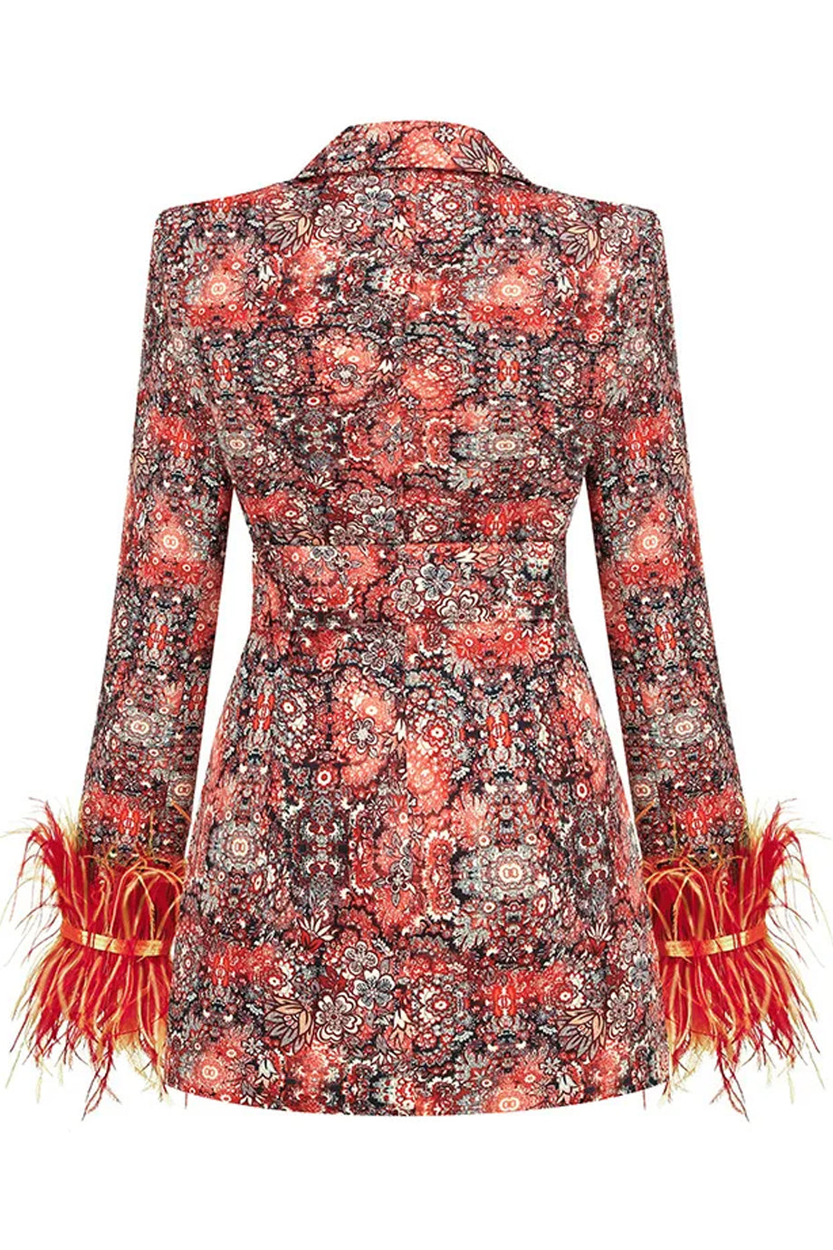 Rosmira Σακάκι Μίνι Φόρεμα | Σακάκια Φορέματα - Blazer Dresses | Rosmira Blazer Mini Dress with Feathers