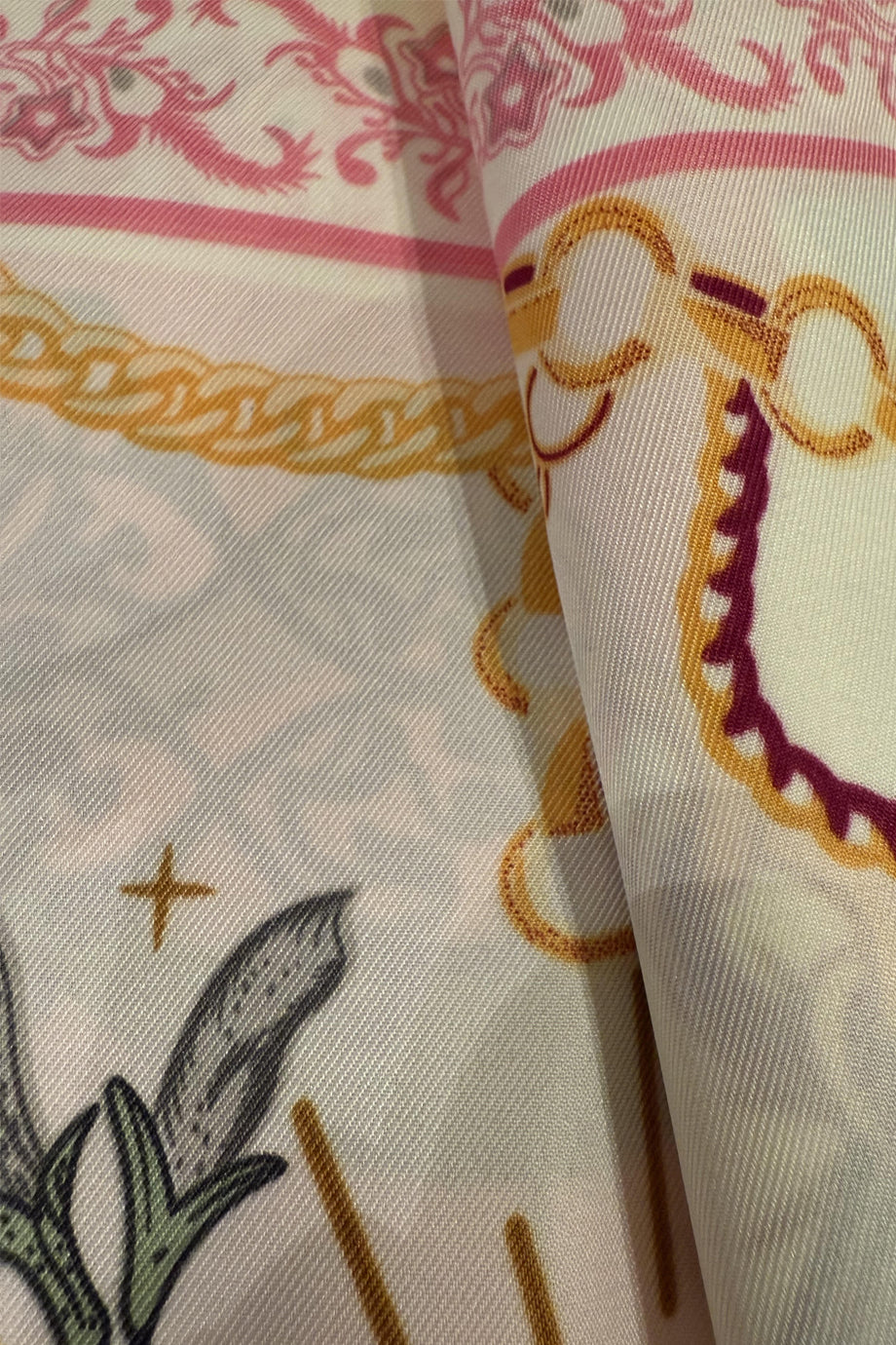 Chateau Botanique Μεταξωτό Φουλάρι | Φουλάρια Scarves | Chateau Botanique Multicolor Silk Scarf