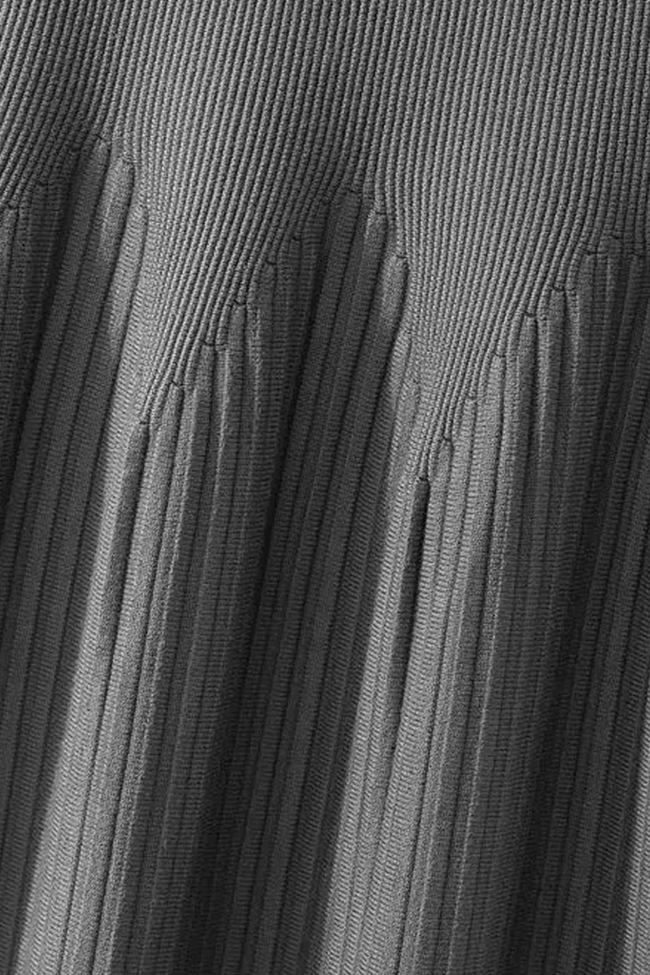 Decrenia Γκρι Πλεκτή Φούστα | Γυναικεία Ρούχα - Laura Ferri | Decrenia Grey Pleated Knit Skirt