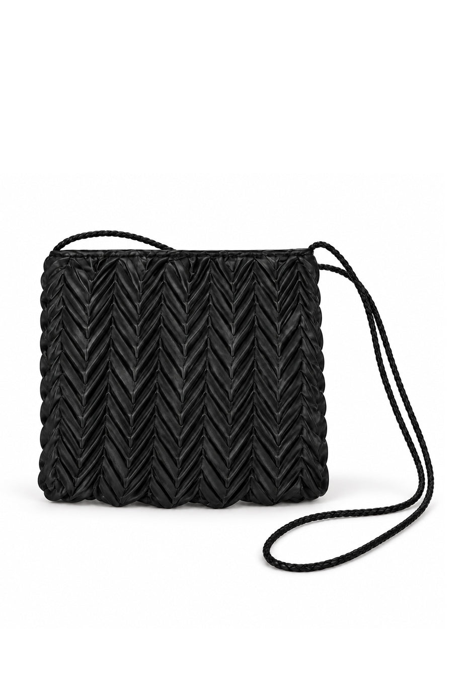 Styx Black Pleated Bag
