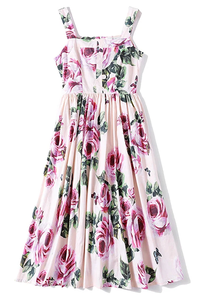 Dolyna Ροζ Φλοράλ Φόρεμα | Φορέματα - Dresses | Dolyna Pink Floral Dress