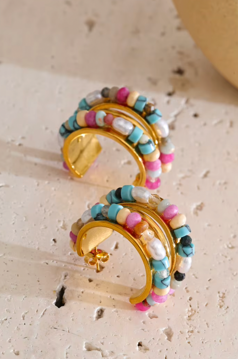 Avrina Χρυσά Σκουλαρίκια | Σκουλαρίκια - Earrings | Avrina Gold Earrings