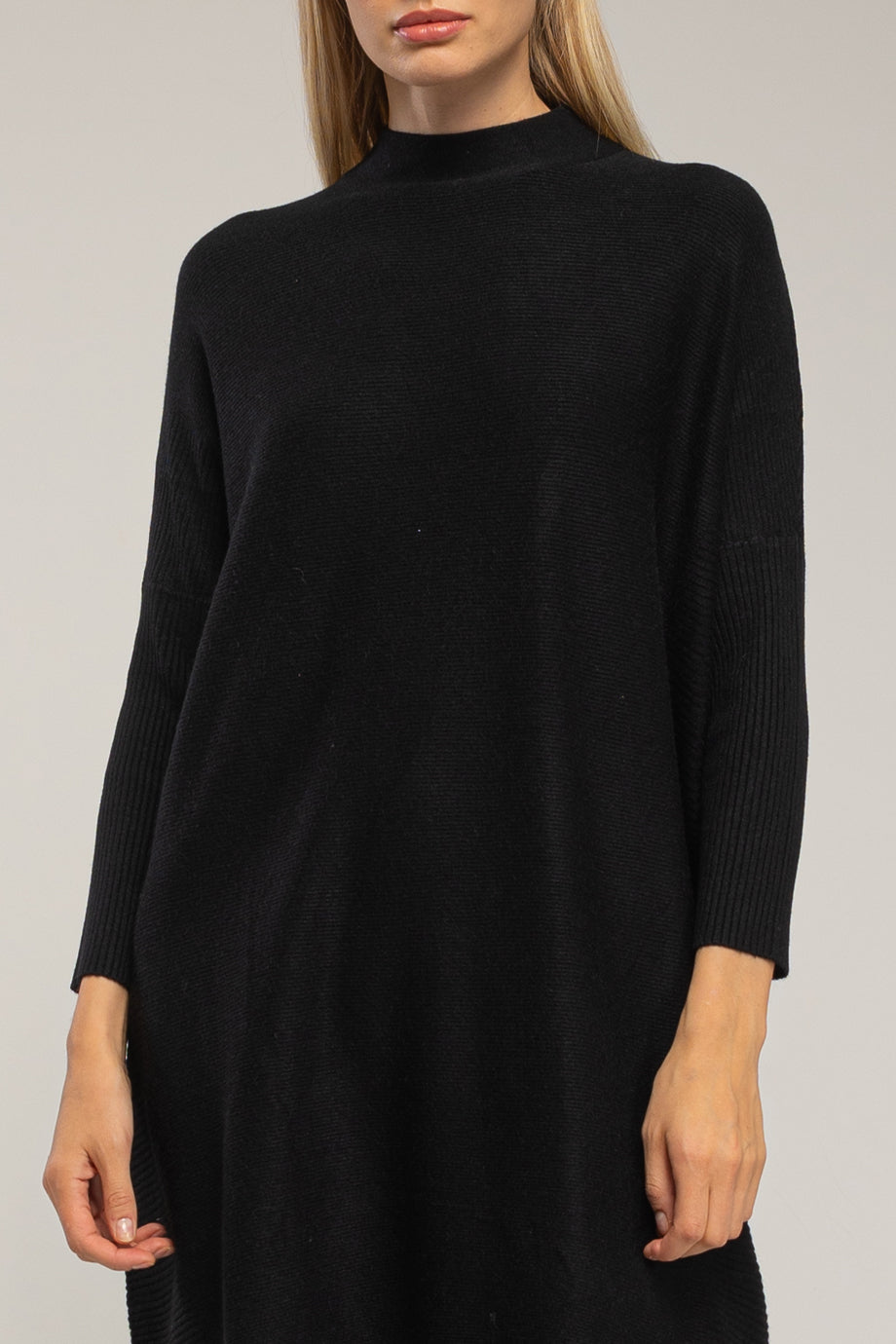 Solenne Πλεκτό Φόρεμα με Γιακά Perkins | Φορέματα - Πλεκτά Knitwear Dresses | Solenne Knit Dress with Perkins Collar