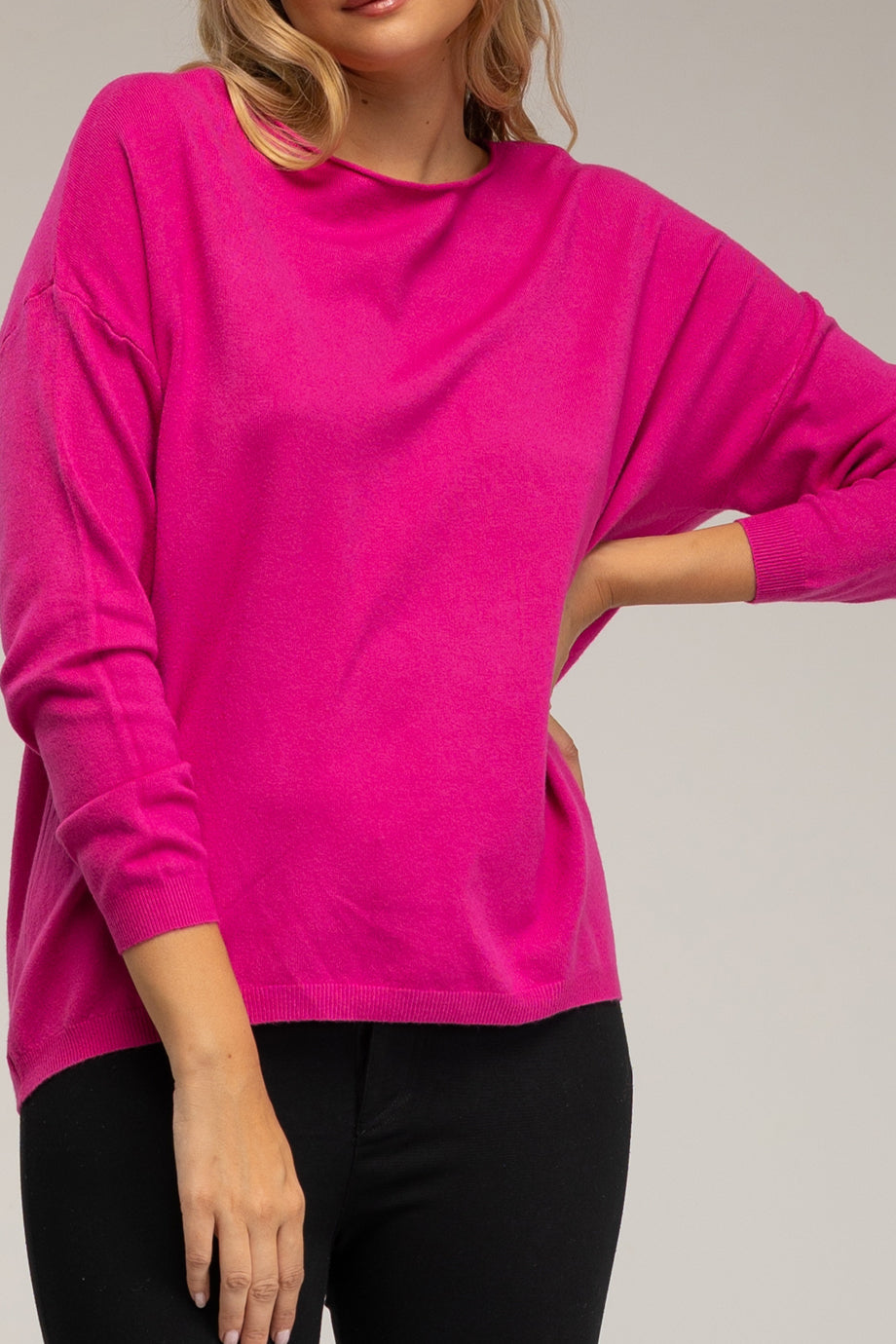 Naline Πλεκτή Μπλούζα με Μακριά Μανίκια | Τοπ, Μπλούζες Knits Knitwear| Naline Long-Sleeved Knit Top