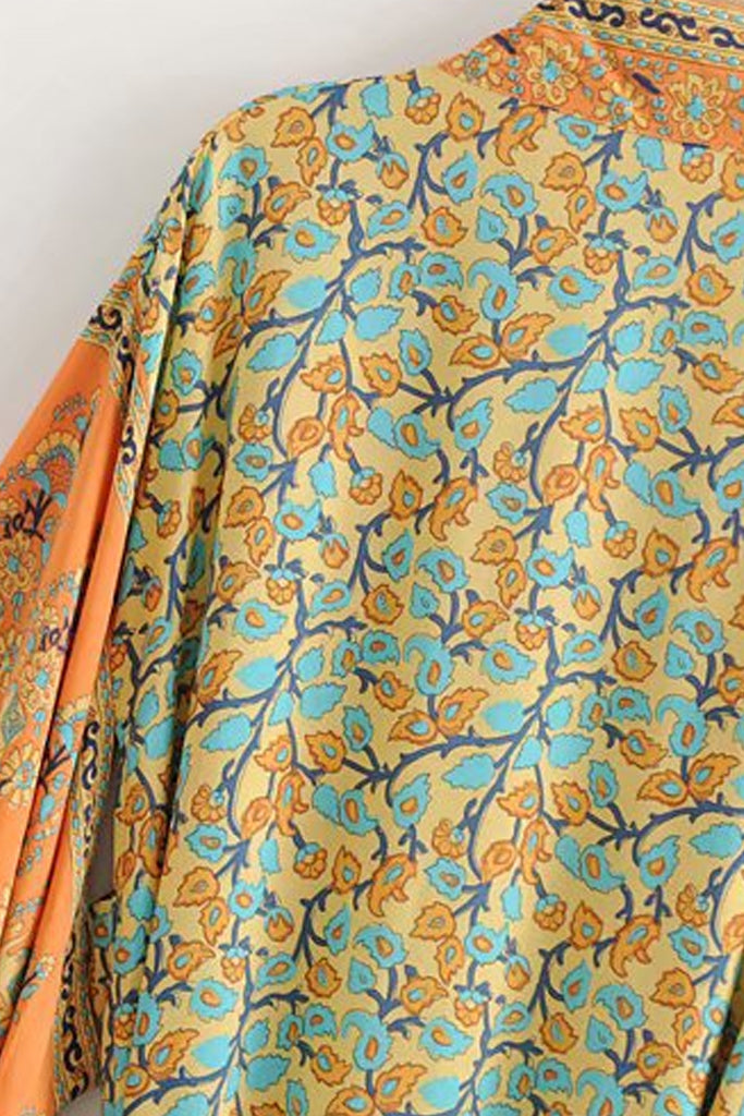 Yua Πολύχρωμο Εμπριμέ Κιμονό | Γυναικεία Ρούχα - Beachwear - Loungewear