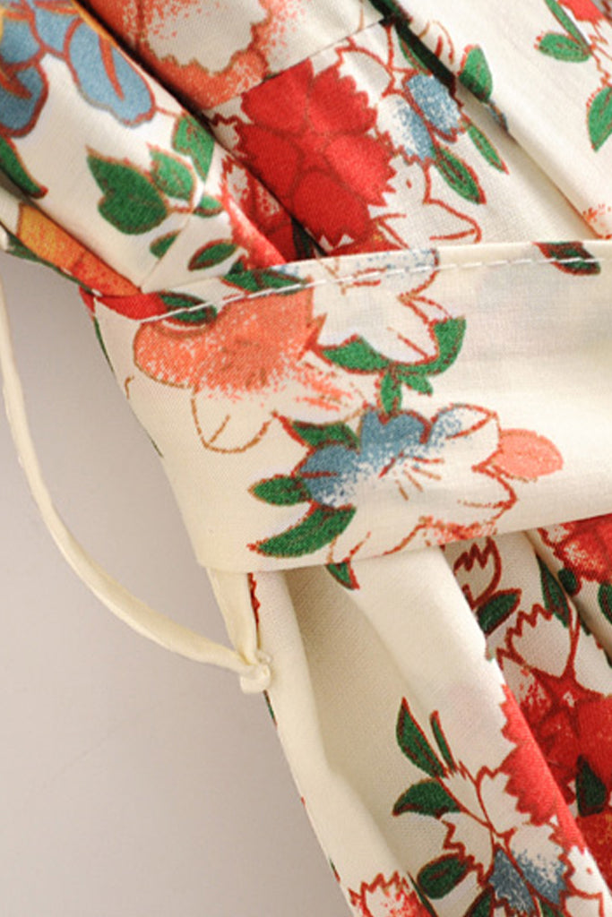 Akina Πολύχρωμο Φλοράλ Εμπριμέ Κιμονό | Γυναικεία Ρούχα - Beachwear - Loungewear