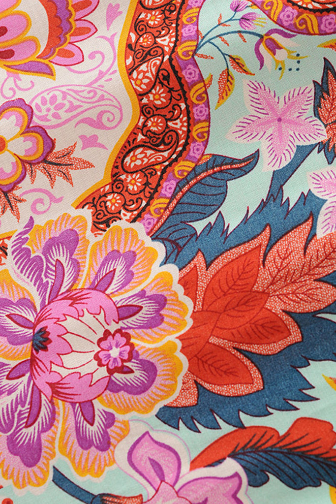 Sora Πολύχρωμο Φλοράλ Εμπριμέ Κιμονό | Γυναικεία Ρούχα - Beachwear - Loungewear