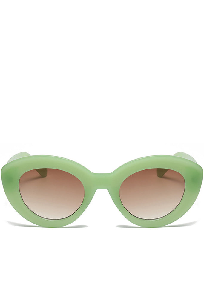 Peta Βεραμάν Cat-Eye Fashion Γυαλιά Ηλίου | Γυναικεία Γυαλιά Ηλίου | Peta Jelly Green Cat-Eye Oversized Fashion Sunglasses