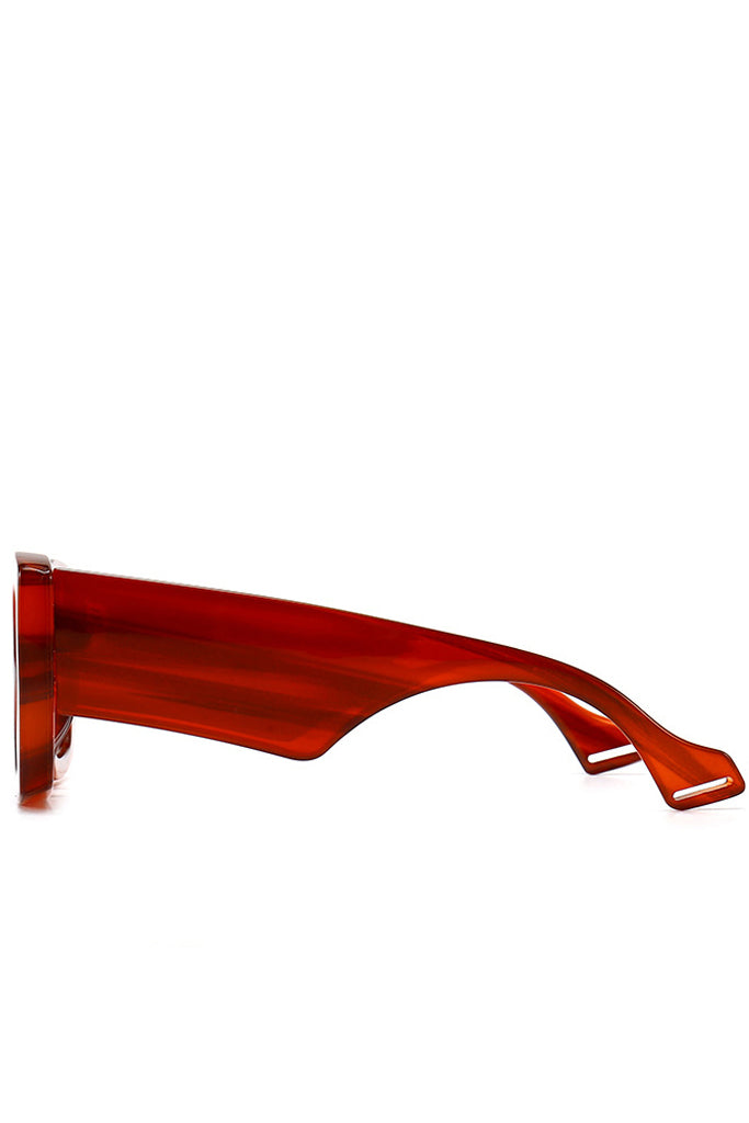 Amberta Κεχριμπαρί Tετράγωνα Fashion Γυαλιά Ηλίου | Γυναικεία Γυαλιά Ηλίου - Regardez Amberta Amber Oversized Square Fashion Sunglasses