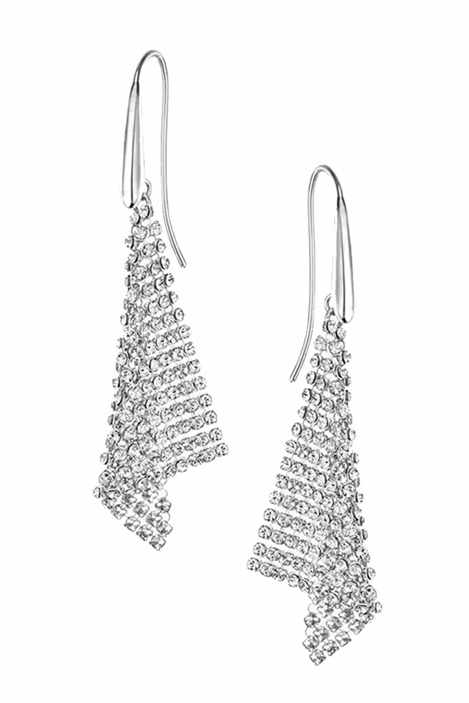 Zoriany Ασημί Σκουλαρίκια με Κρύσταλλα | Κοσμήματα - Σκουλαρίκια