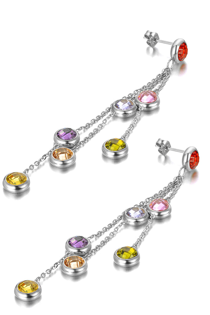 Orecchini Larida in Argento con Cristalli