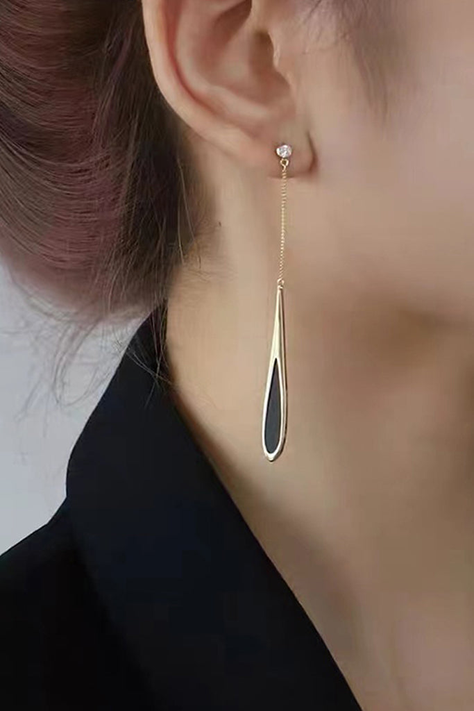 Tera Μακριά Σκουλαρίκια | Κοσμήματα - Σκουλαρίκια | Tera Long Gold Drop Earrings