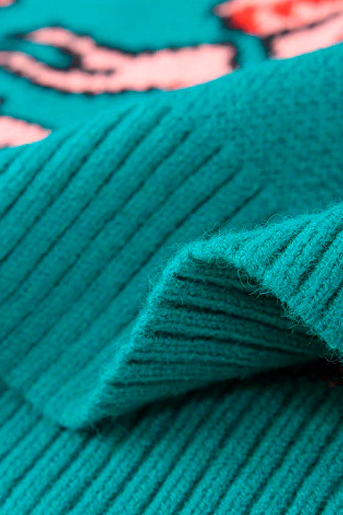 Gunner Πολύχρωμο Πουλόβερ με Κέντημα | Γυναικεία Ρούχα - Πουλόβερ