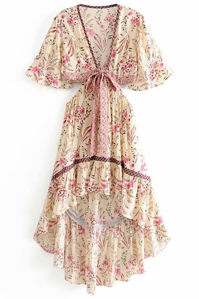 Abito stampato colorato Carleen