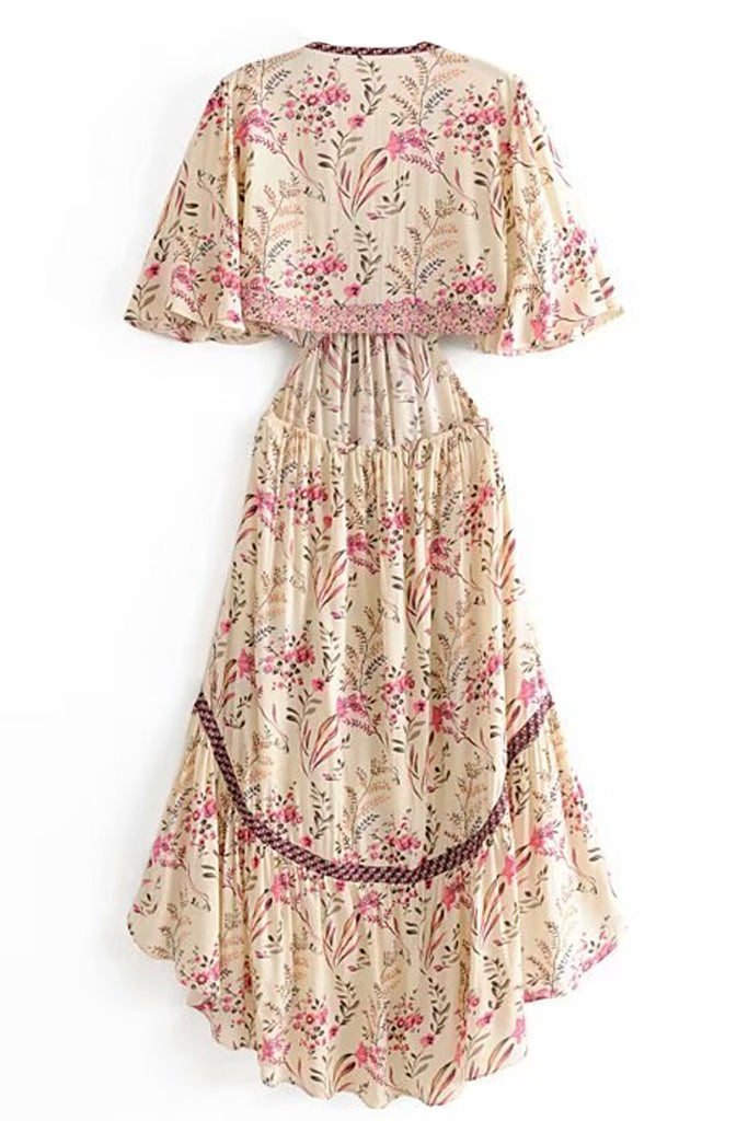 Abito stampato colorato Carleen