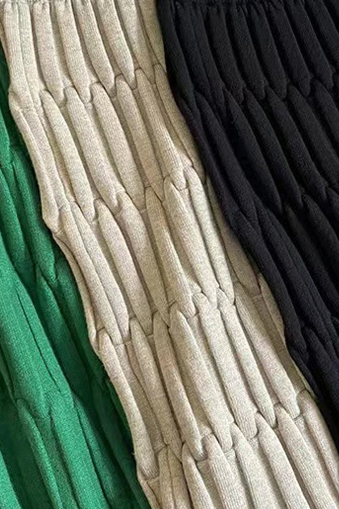 Gonna in maglia Para Beige