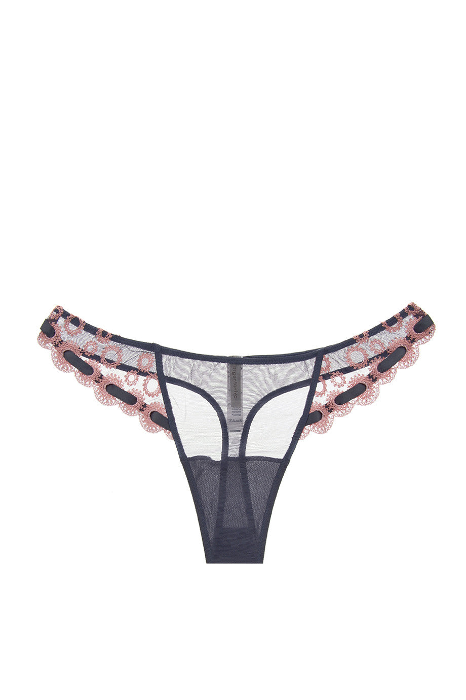 Γκρι Στρινγκ - Argentovivo | Γυναικεία Εσώρουχα