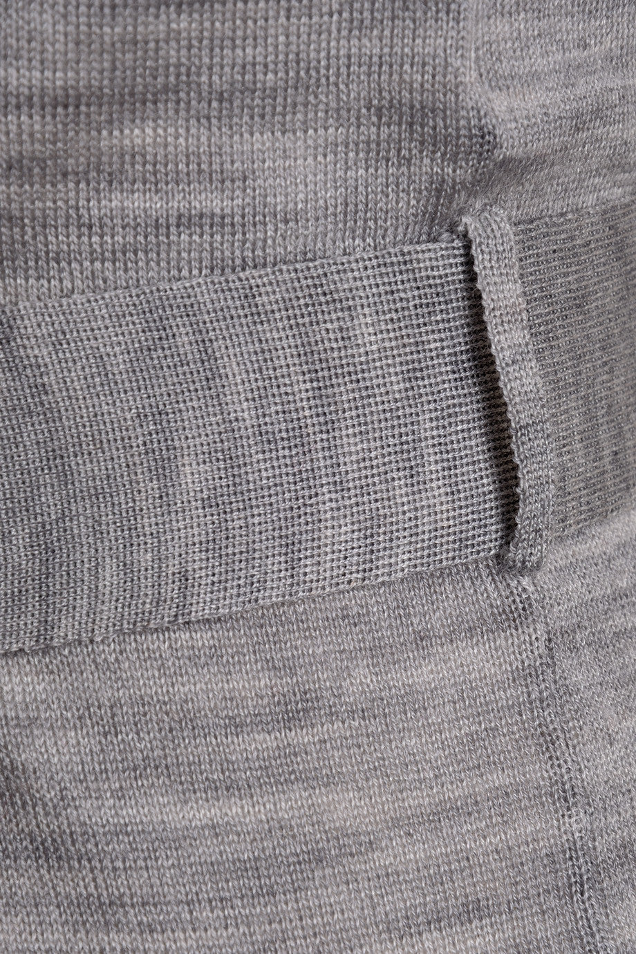 Iva Gray Knitted Cardigan with Ruffles