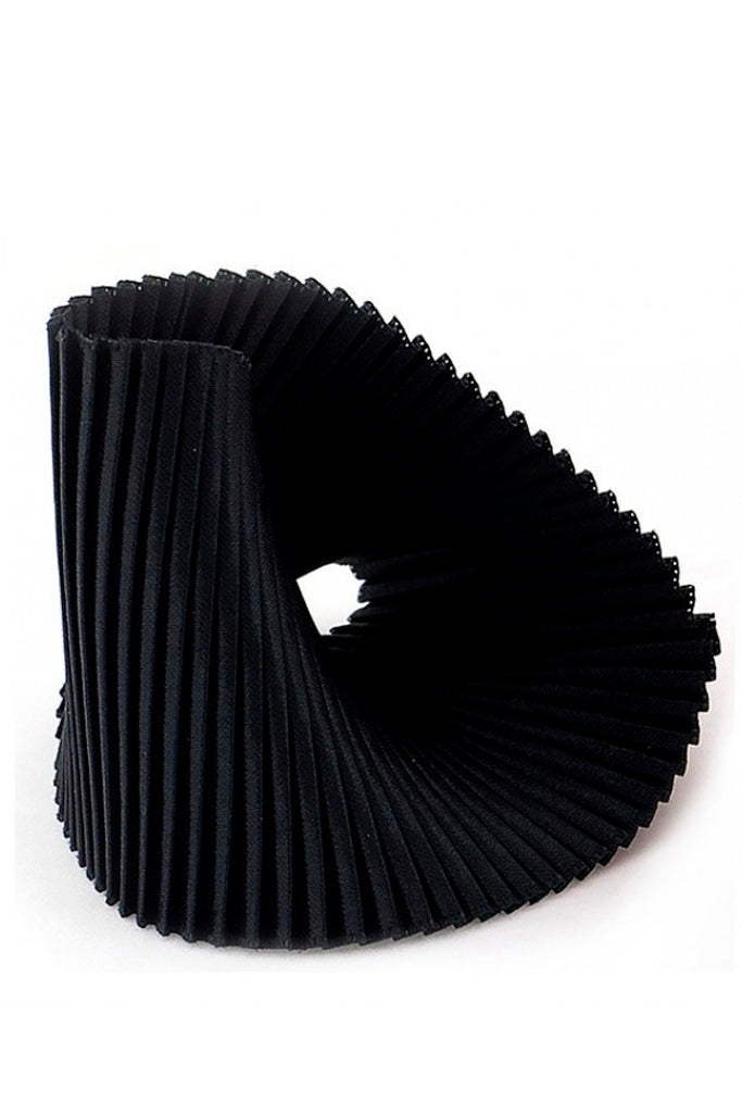 Bracciale in tessuto conchiglia con pieghe