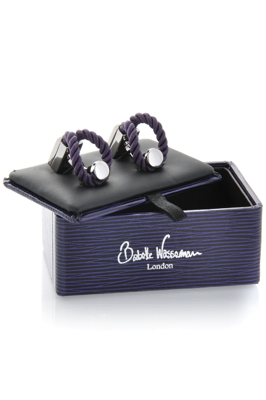 Μοβ Μανικετόκουμπα - Babette Wasserman | Κοσμήματα