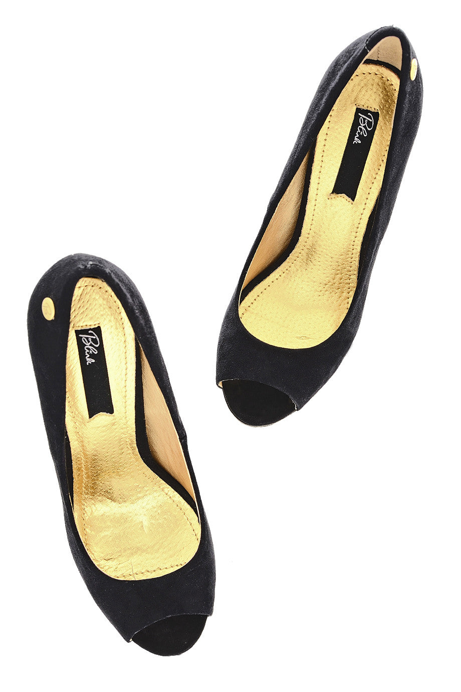 Μαύρες Σουέvτ Γόβες - Blink | Γυναικεία Παπούτσια