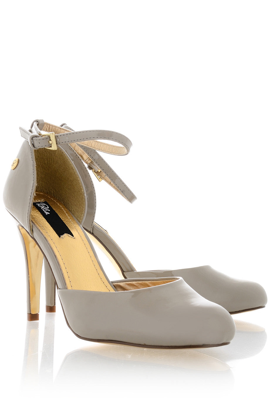 Γκρι Γόβες Λουστρίνι - Blink | Γυναικεία Παπούτσια