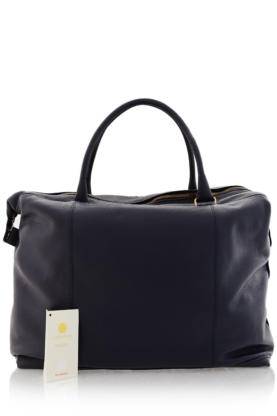 CAVALLINO Leather Bag with Blue Pony
