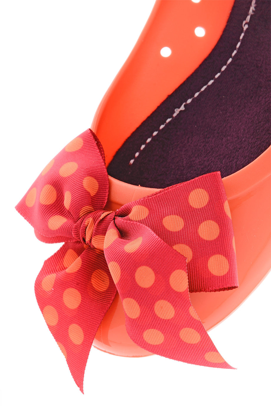 Κοραλλί Πουά Μπαλαρίνες - Colors Of California | Γυναικεία Παπούτσια