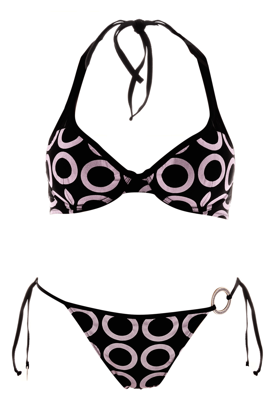 Μαύρο Ροζ Μπικίνι - Cotton Club | Γυναικεία Μαγιό