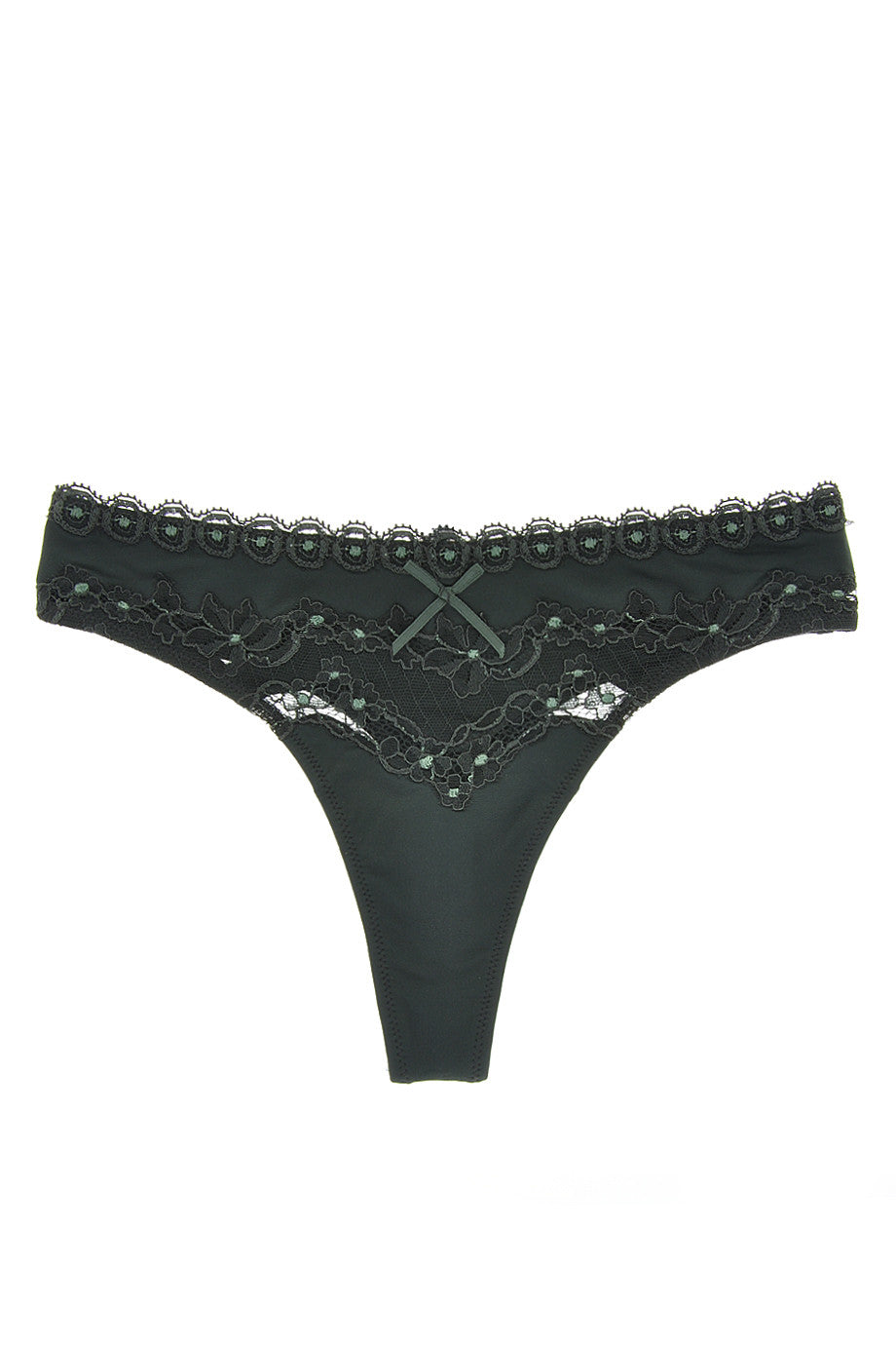 Σκούρο Πράσινο Στρινγκ - Cotton Club | Γυναικεία Εσώρουχα