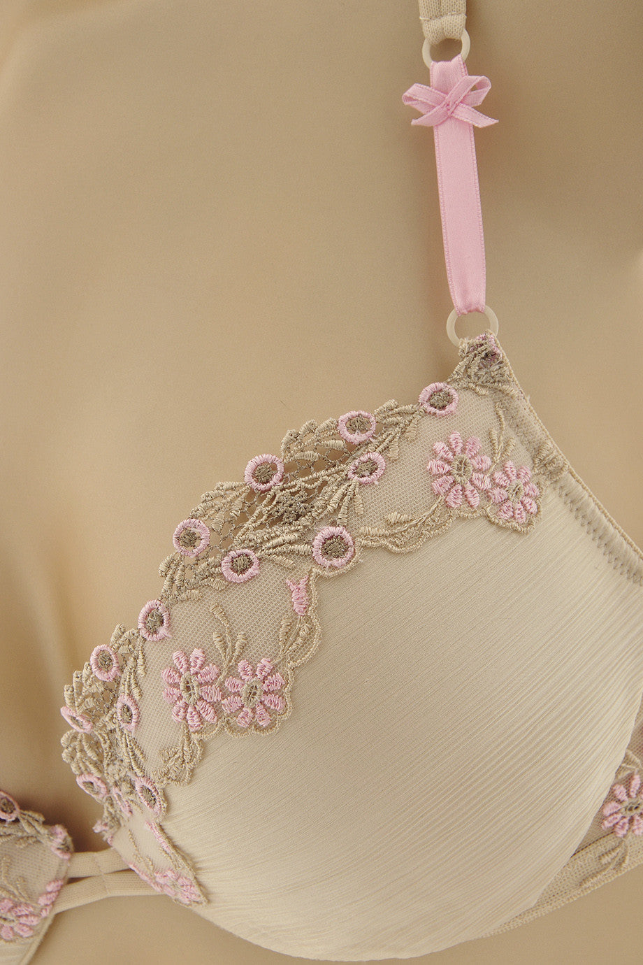 Εκρού Μεταξωτό Σουτιέν - Cotton Club | Γυναικεία Εσώρουχα