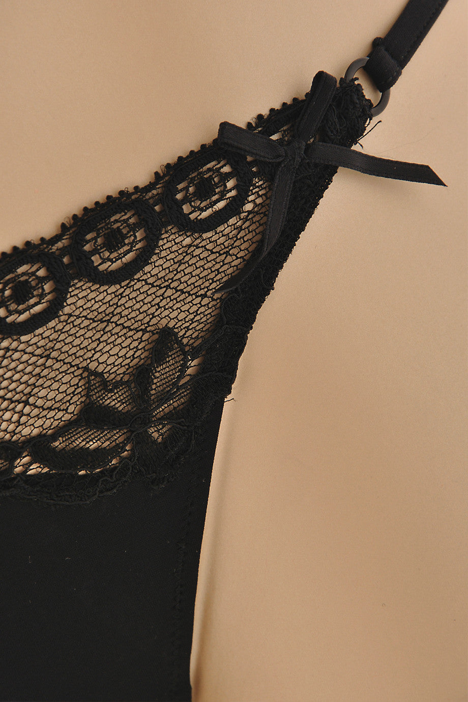 Μαύρο Στρινγκ Δαντέλα - Cotton Club | Γυναικεία Εσώρουχα