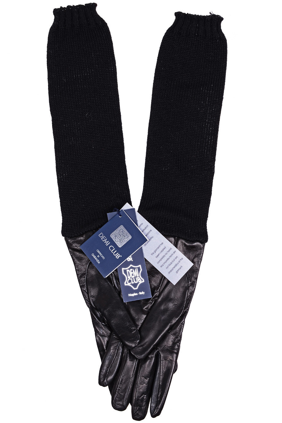 Μακριά Μαύρα Δερμάτινα Γάντια - Demi | Γυναικεία Γάντια