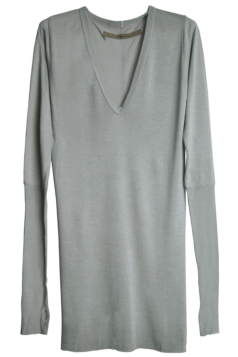 Γκρι Τοπ Μακριά Μανίκια | Γυναικεία Ρούχα