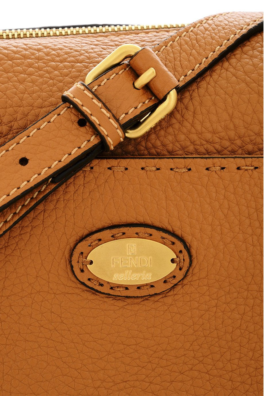 Selleria Καφέ Τσάντα Ώμου Fendi | Γυναικείες Τσάντες Χιαστί
