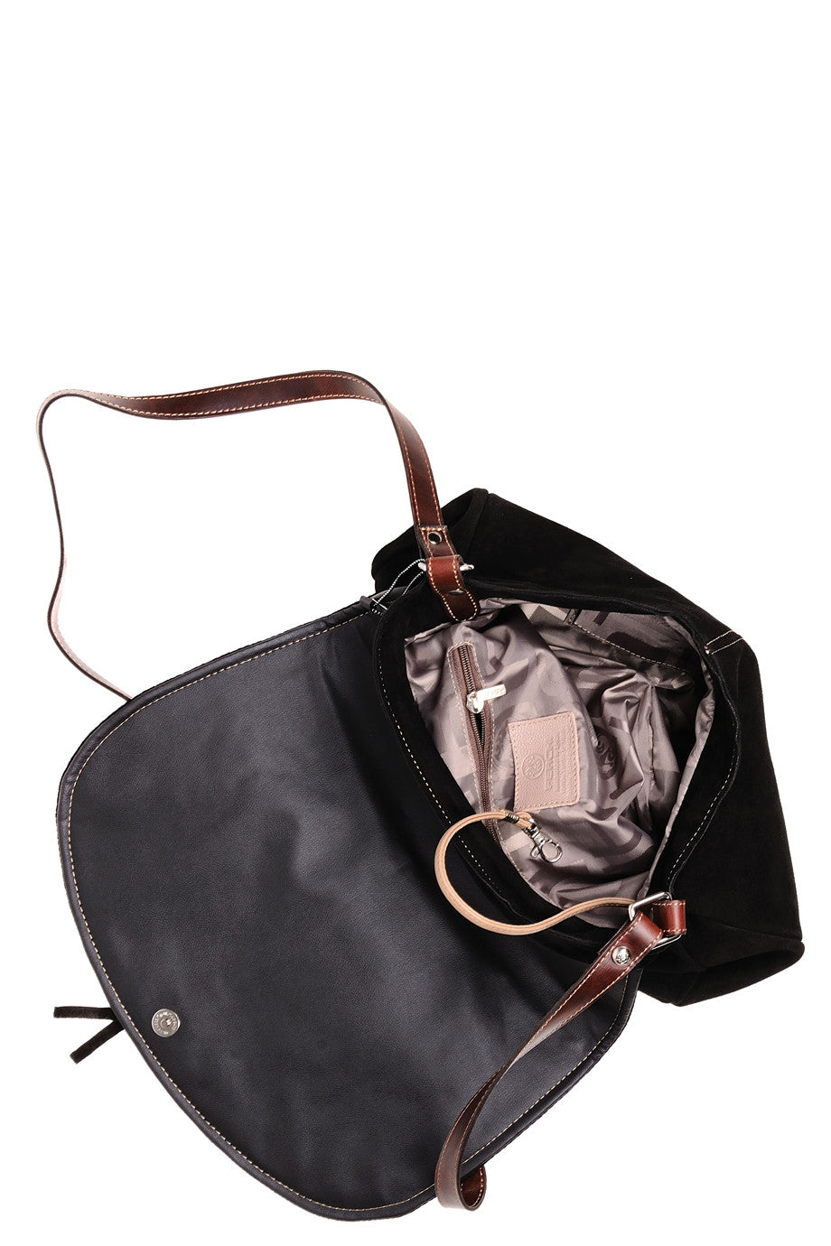 LEIA Black Cashmere Bag