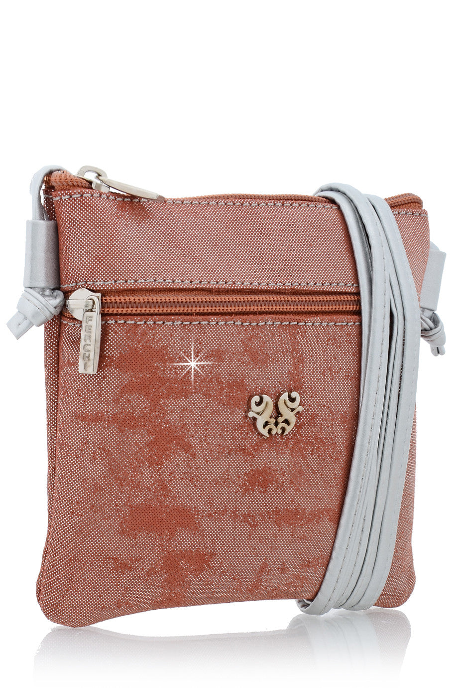 MINI MADELINE Metallic Tile Purse