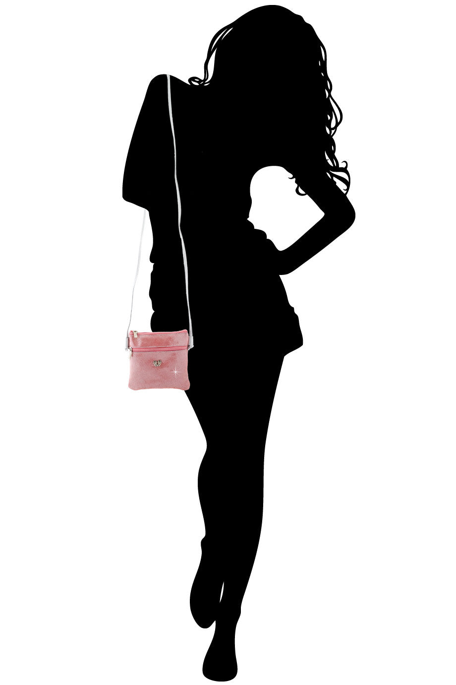 MINI MADELINE Metallic Pink Purse