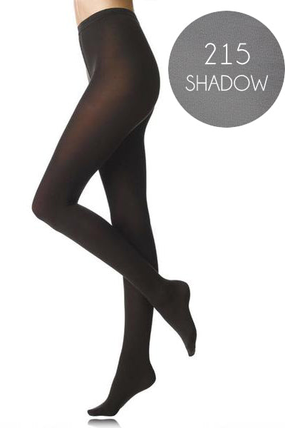 FOGAL 560 VELOUR OPAQUE Gray Pantyhose 215 Shadow