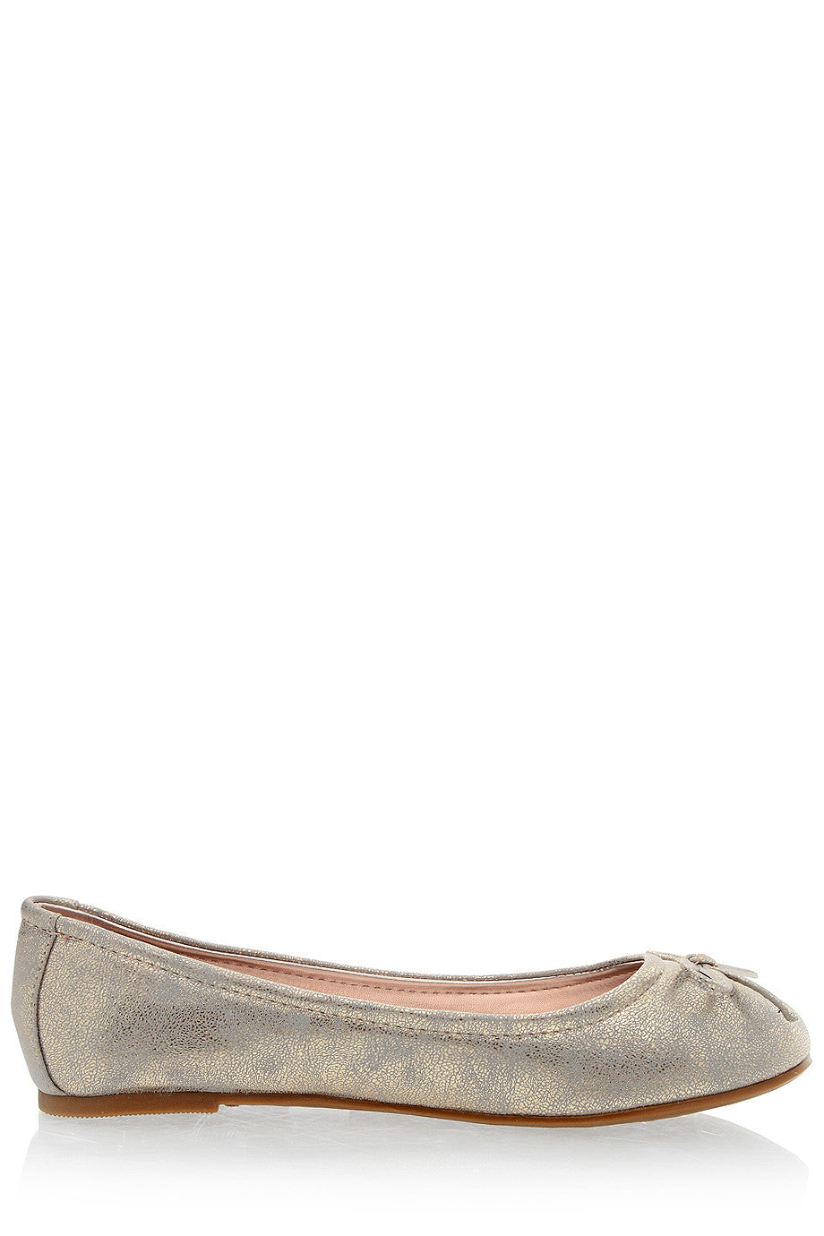 Χρυσαφί Μεταλλιζέ Μπαλαρίνες - Francesco Milano | Γυναικεία Παπούτσια