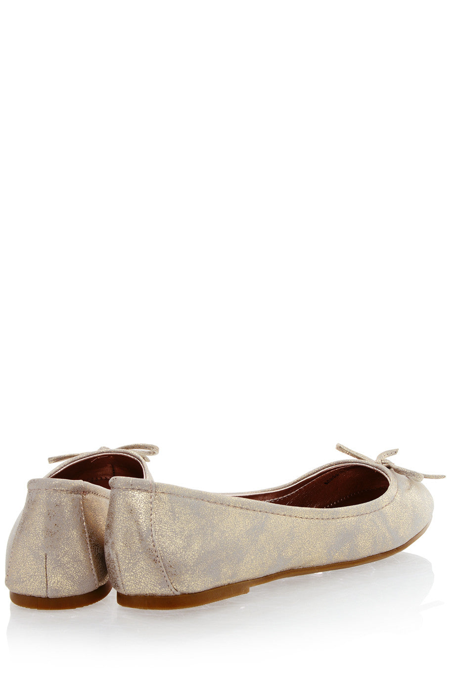 Χρυσαφί Μεταλλιζέ Μπαλαρίνες - Francesco Milano | Γυναικεία Παπούτσια