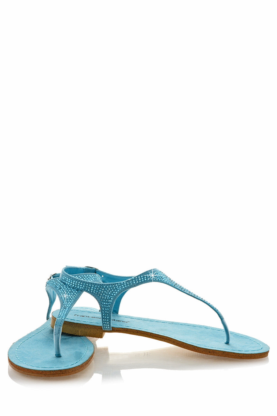 Τιρκουάζ Σανδάλια Κρύσταλλα - Francesco Milano | Γυναικεία Παπούτσια