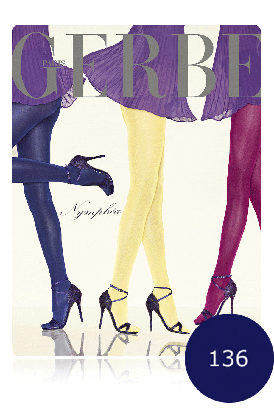 GERBE NYMPHEA Γυαλιστερό Σκούρο Μπλέ Καλσόν