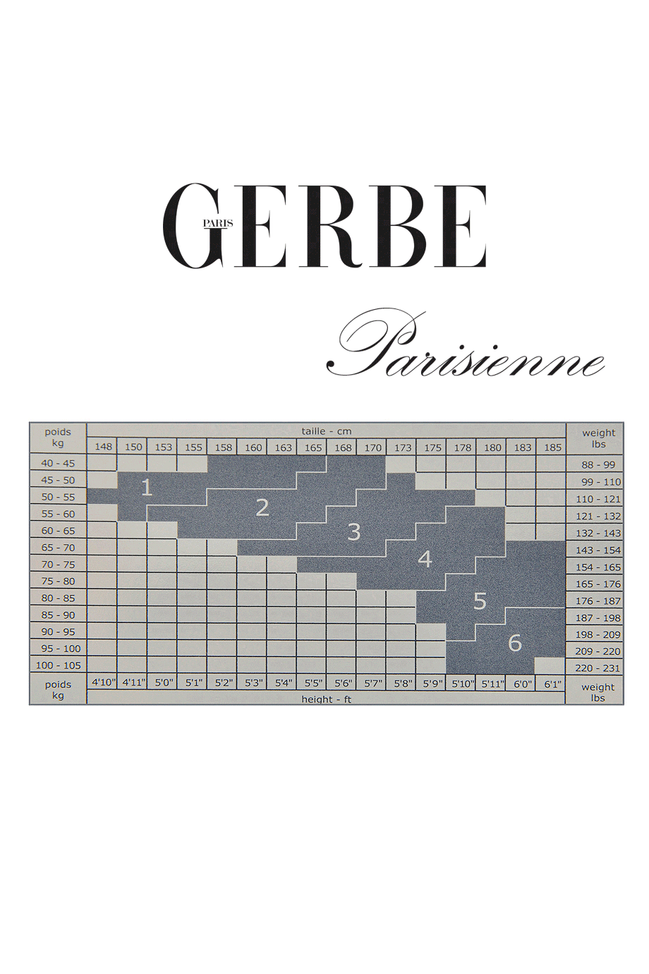 GERBE PARISIENNE Μαύρες Καλτσοδέτες